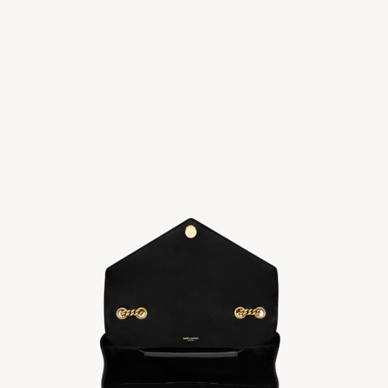 LOULOU中号绗缝小羊皮手袋