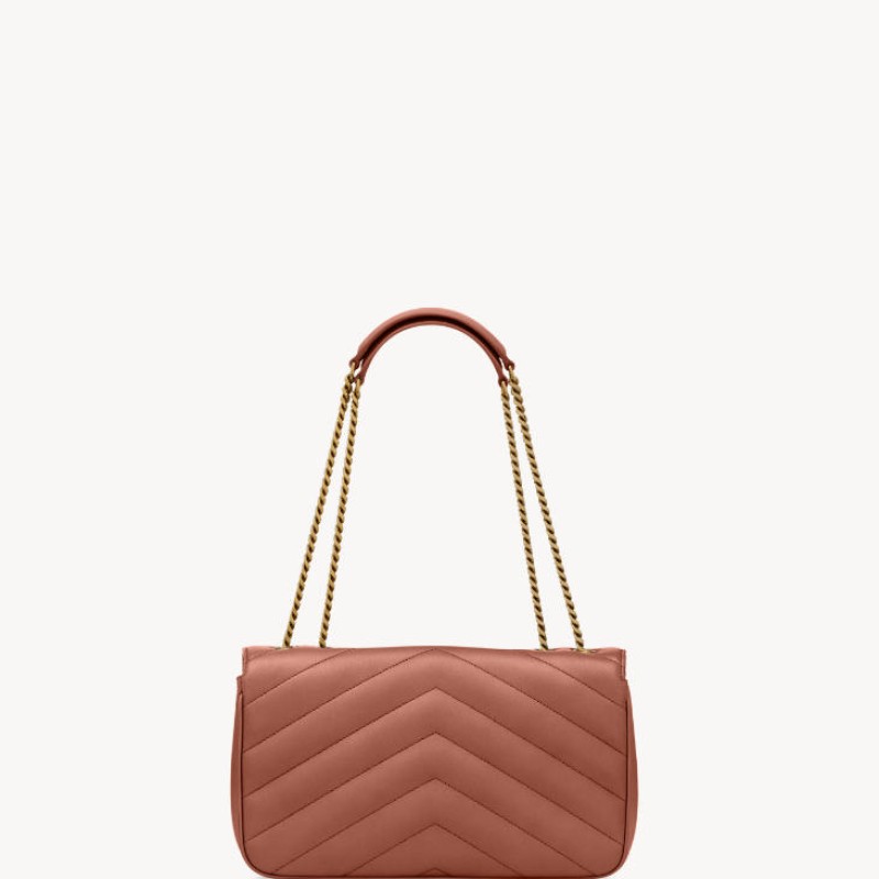 LOULOU中号绗缝小羊皮手袋