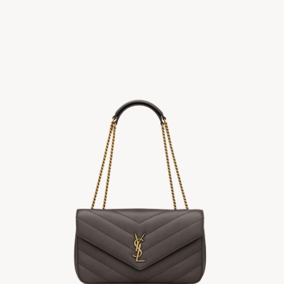 LOULOU中号绗缝小羊皮手袋