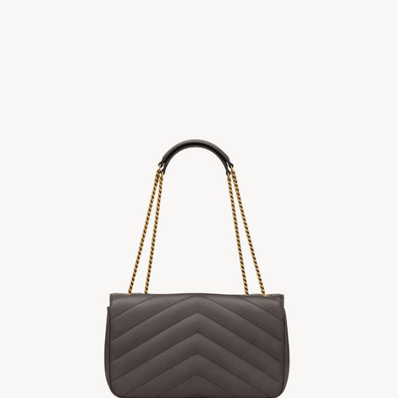 LOULOU中号绗缝小羊皮手袋