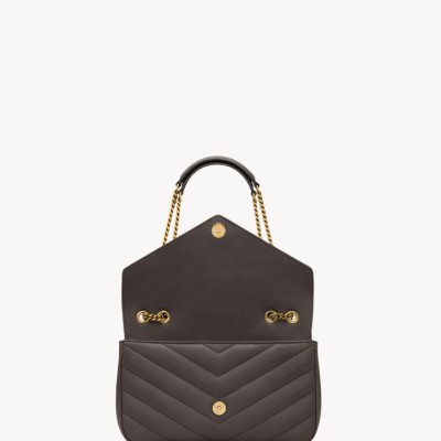 LOULOU中号绗缝小羊皮手袋