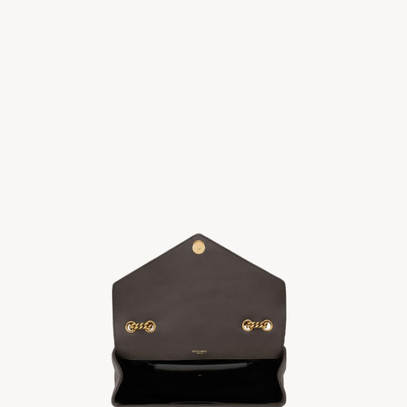 LOULOU中号绗缝小羊皮手袋