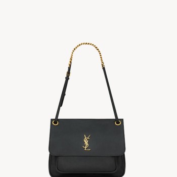 NIKI柔软中号羊皮革手袋