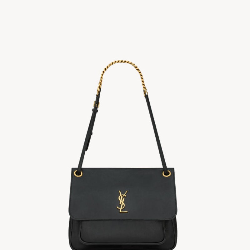 NIKI柔软中号羊皮革手袋