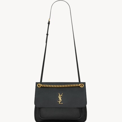 NIKI柔软中号羊皮革手袋