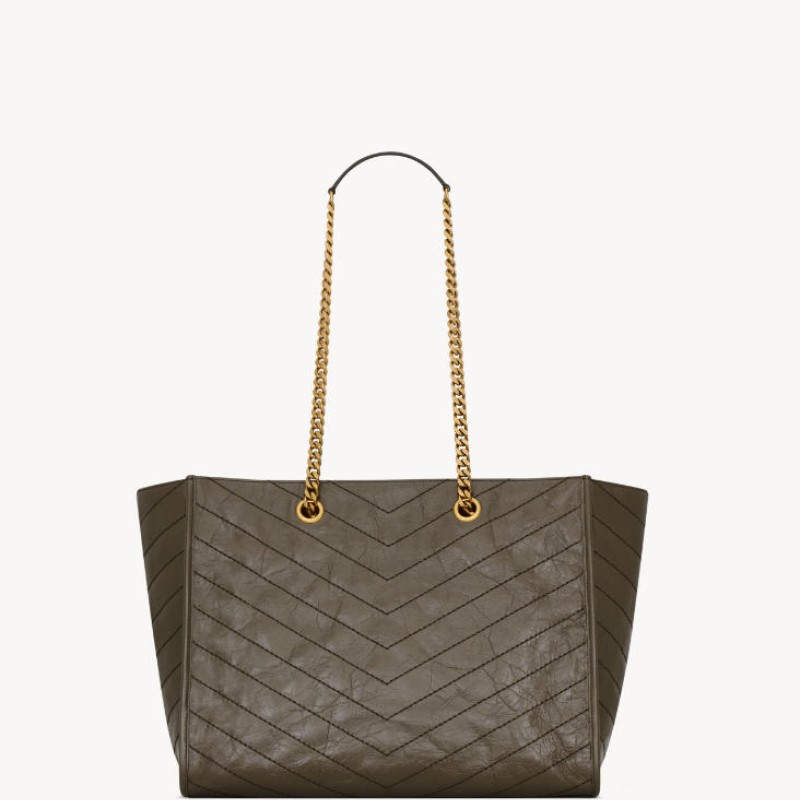 NIKI复古皮革购物袋